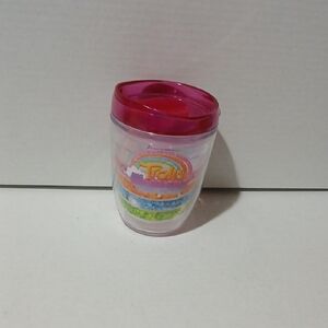 Trolls Tumbler with Pink Lid NWOT